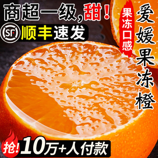 新鲜水果整箱手剥橙子特产橘橙大果,正宗爱媛38号果冻橙10四川当季